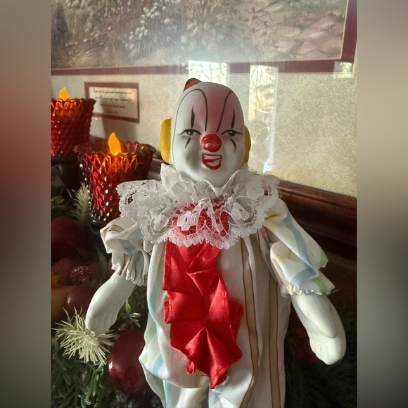 ❤️ Rare Vintage 1985 Porcelain Dynasty Clown Bozo The Clown - Picture 3 of 8
